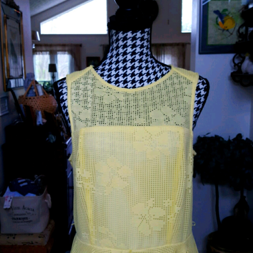 Rabbit Rabbit Rabbit DESIGNS Yellow Dress Size 10 - Picture 4 of 15